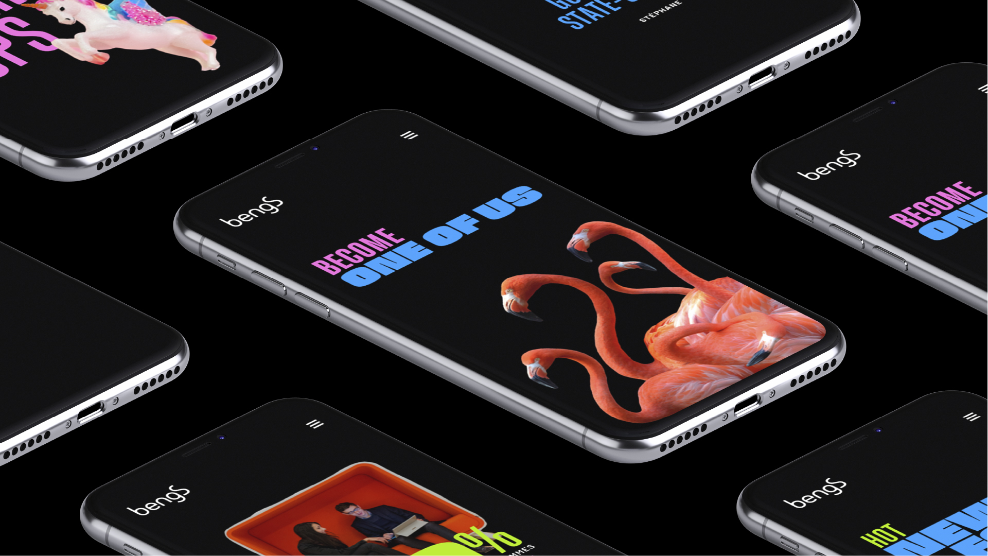 Site mobile Bengs - Designed by Futurative