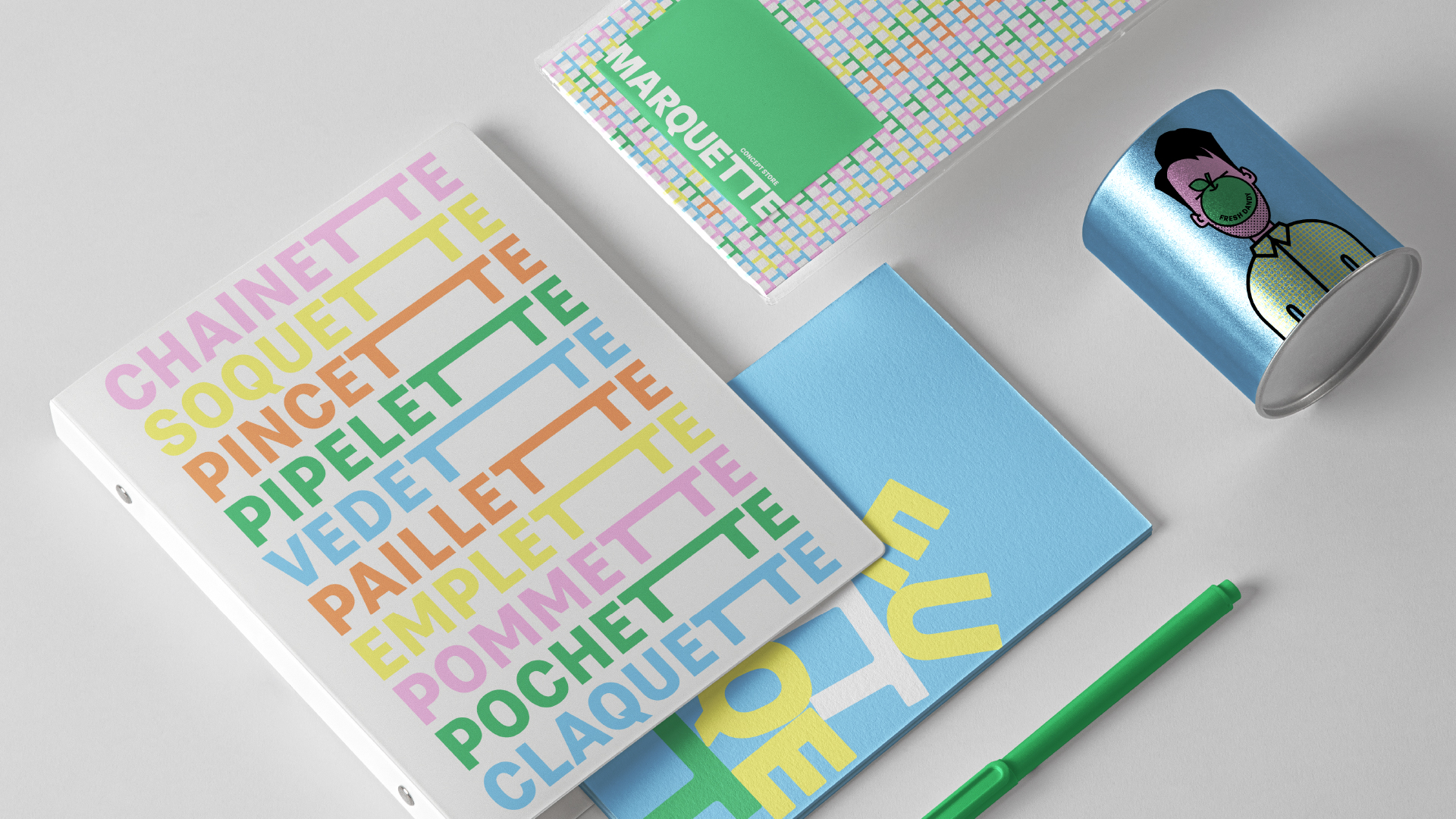 Identité visuelle Marquette - Designed by Futurative