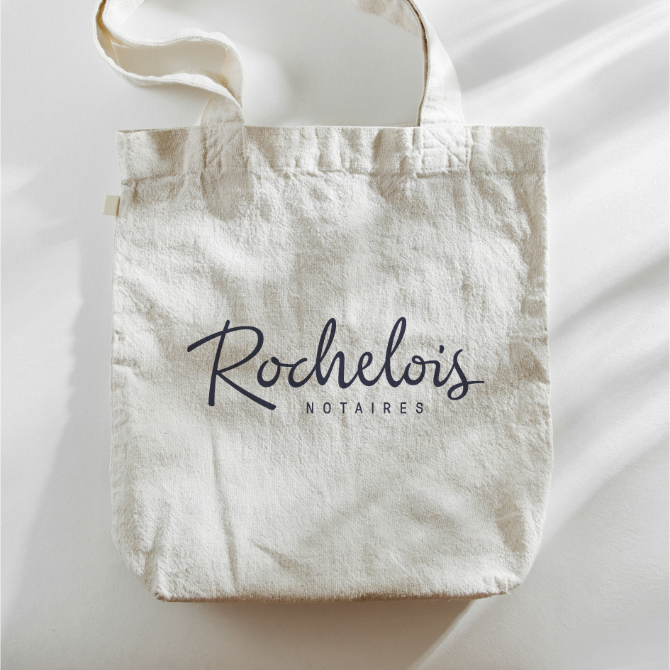 Sac en toile Rochelois Notaires - Designed by Futurative