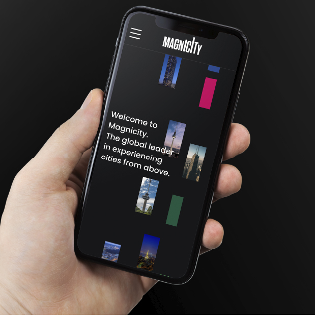 Site mobile Magnicity - Designed by Futurative
