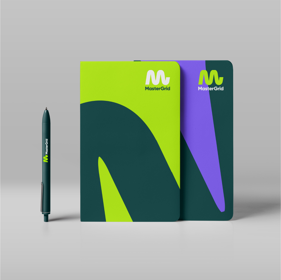 Stylo et carnet MasterGrid - Designed by Futurative